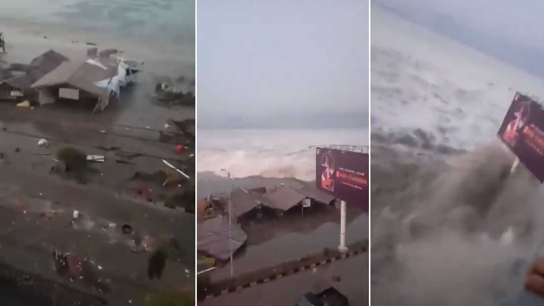 Terremoto en Indonesia desencadena un violento tsunami en una isla