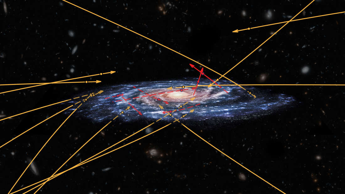 Astrónomos detectan dos estrellas acercándose a la Vía Láctea
