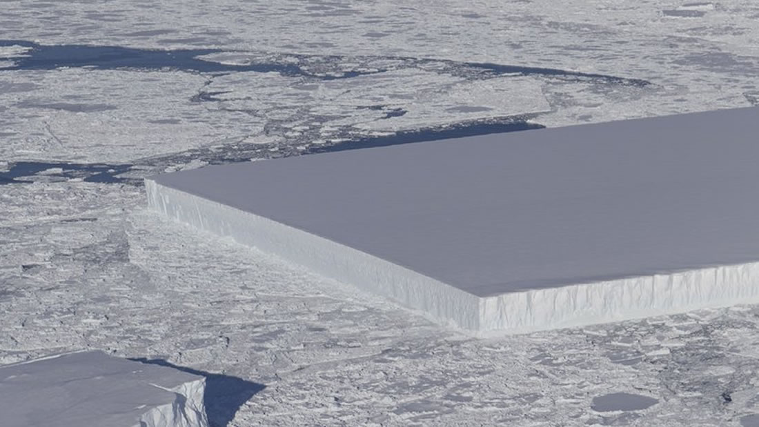 ¿Cómo apareció este iceberg rectangular? Una científica tiene la respuesta
