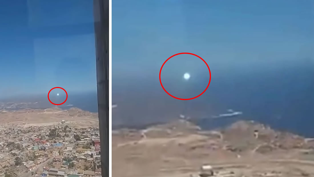 Esfera luminosa volando sobre Chile es grabada en vídeo