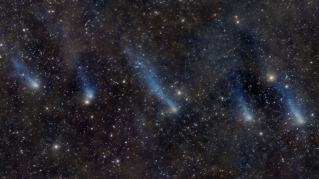 Este misterioso cometa azul intenso podría haber sido parte de un