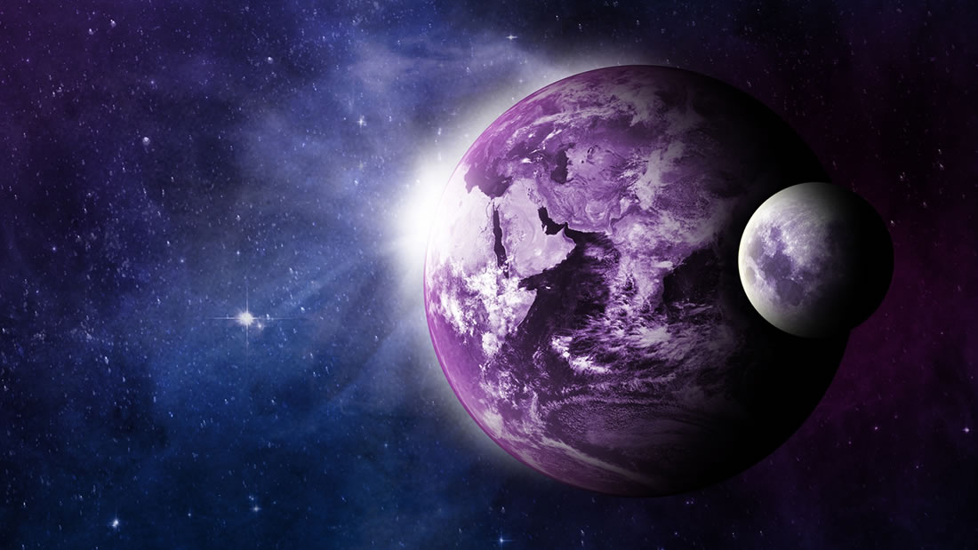 La Tierra podría haber sido púrpura debido a las primeras formas de vida