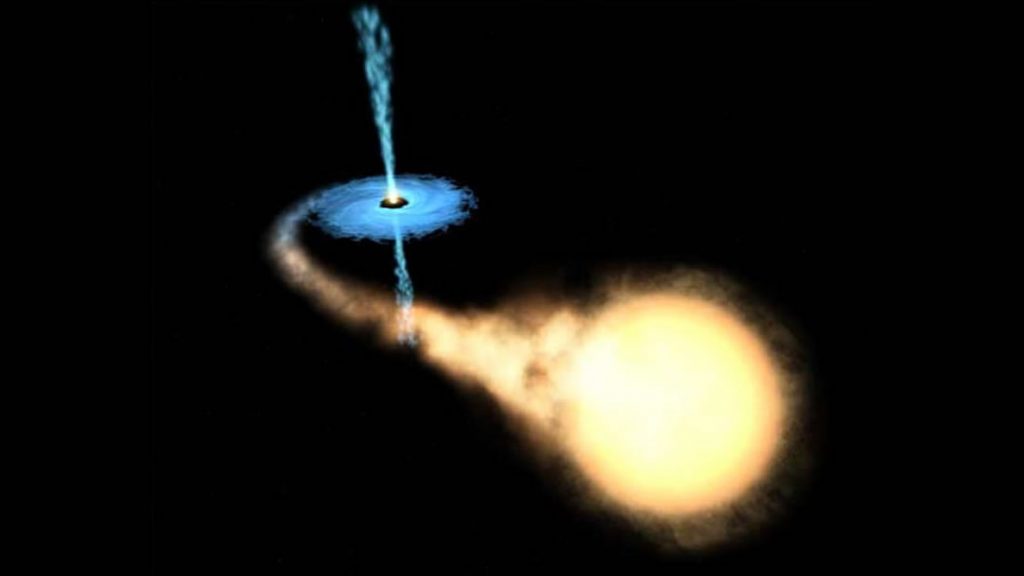 El microquásar SS 433, es un objeto espacial muy extraño que se encuentra a unos 15.000 años luz de la Tierra.