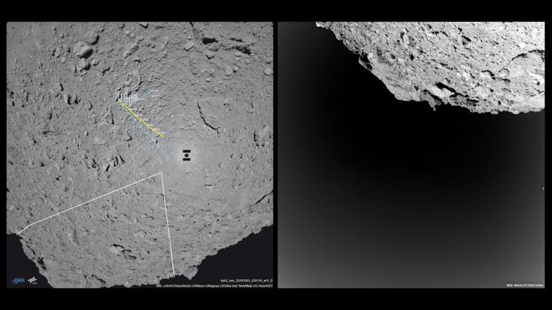 Imágenes del asteroide Ryugu