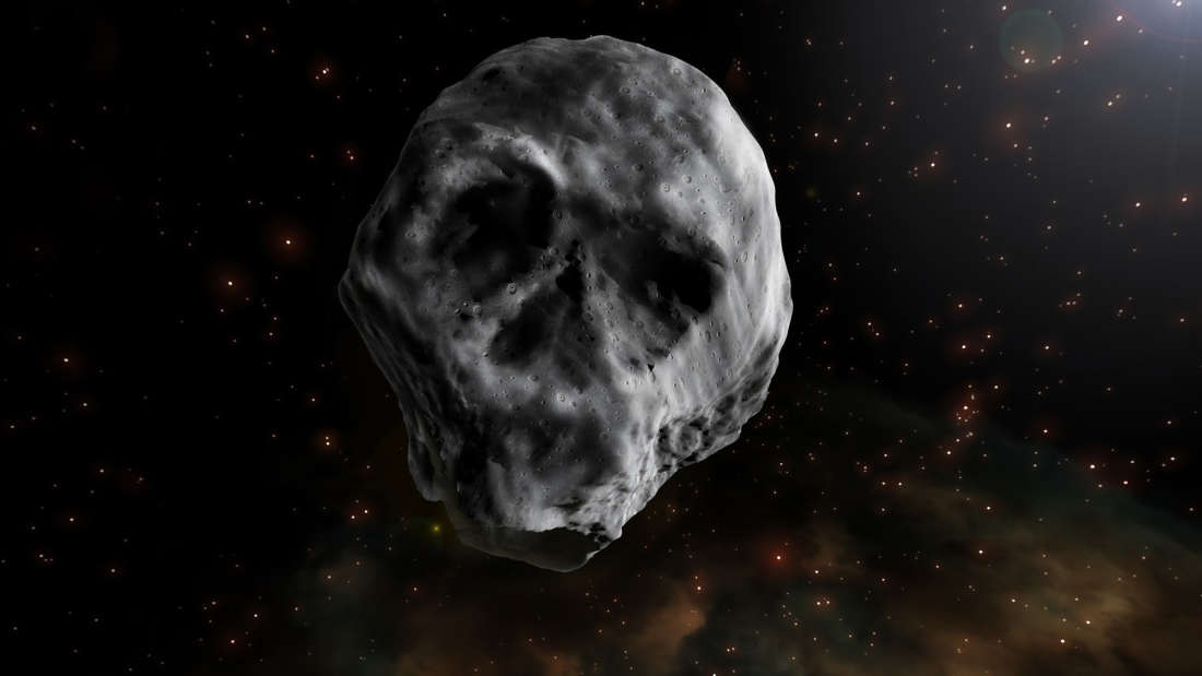 Un «cometa muerto» con forma de cráneo se acercará luego de Halloween
