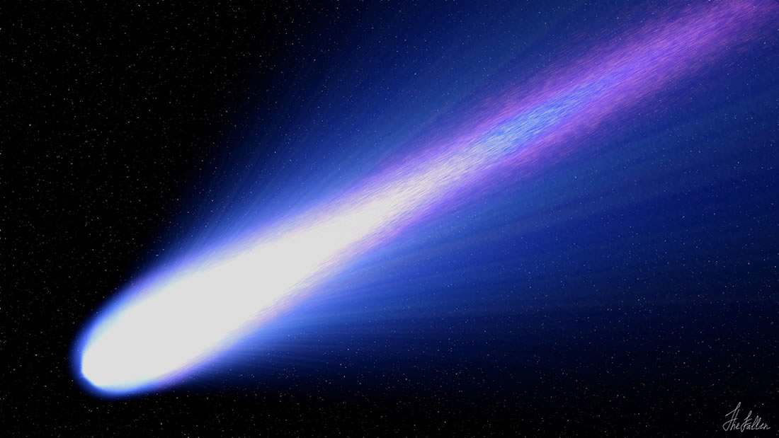 Descubren un cometa con dos colas que se acercará a la Tierra