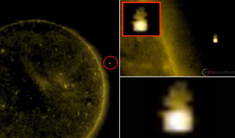 ¿Es esto un gigantesco OVNI obteniendo energía del Sol? ¿Es esto un gigantesco OVNI obteniendo energía del Sol?