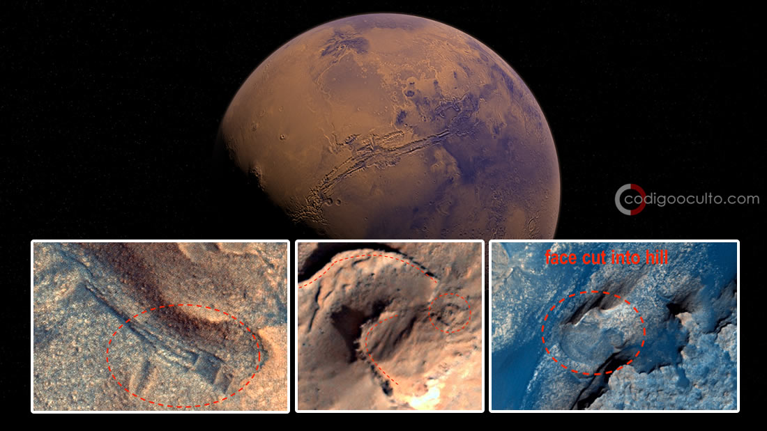 Estructuras antiguas en Marte prueban que alienígenas vivieron en el Planeta Rojo, afirma investigador