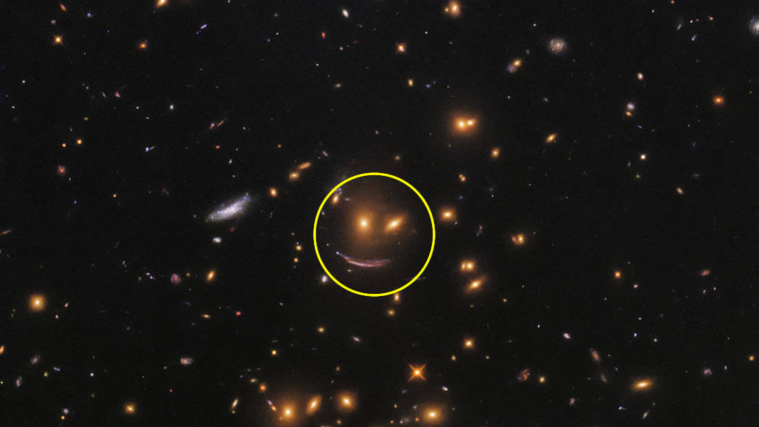 Hubble encuentra una «cara feliz» en el Universo
