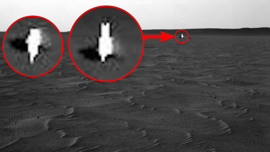 ¿Qué es esta anomalía luminosa captada sobre Marte?