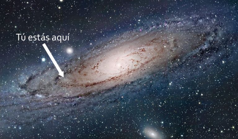 Revelación de lo pequeños que somos comparados con el Universo Revelación de lo pequeños que somos comparados con el Universo