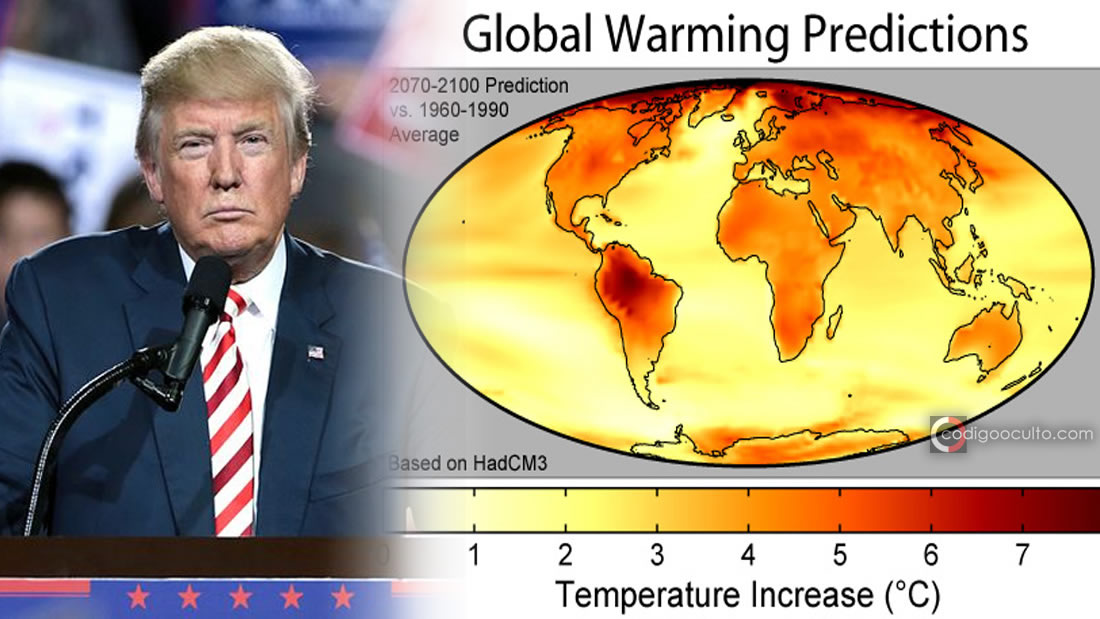 Trump minimiza un último reporte alarmante sobre el cambio climático