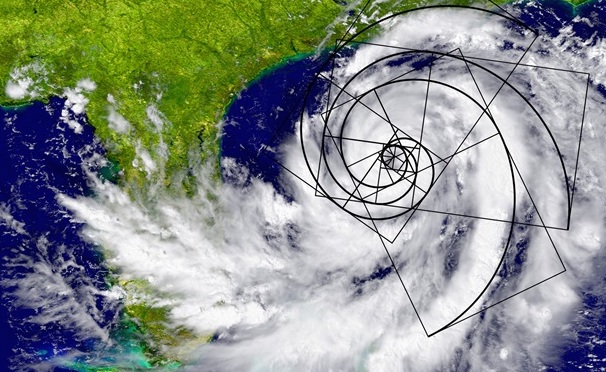 La espiral de Fibonacci en los fenómenos climatológicos