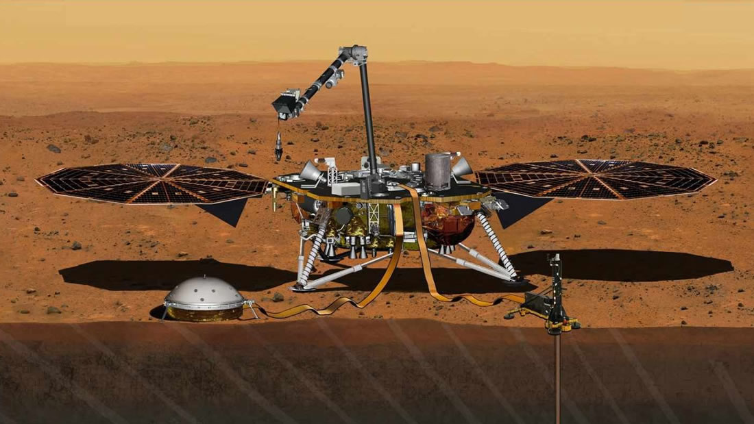 Ahora puede volar sobre el sitio de aterrizaje de InSight en Marte