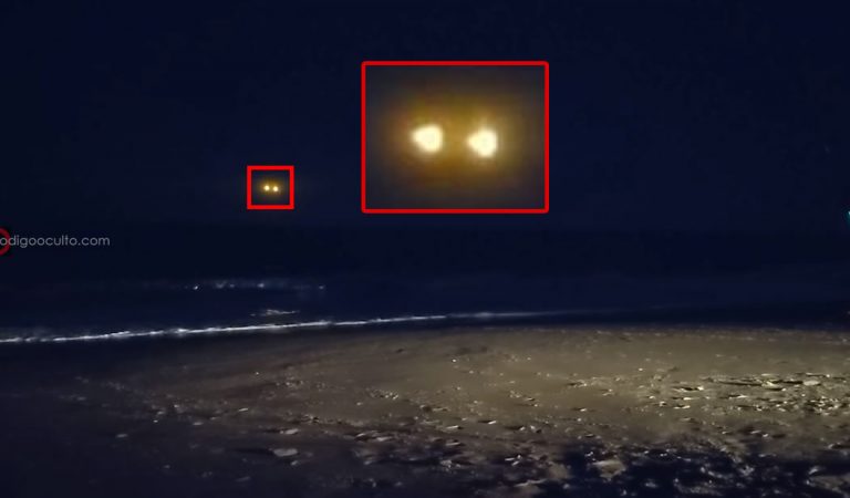 Extraño OVNI es grabado sobre el mar en Carolina del Norte, EE.UU. Extraño OVNI es grabado sobre el mar en Carolina del Norte, EE.UU.