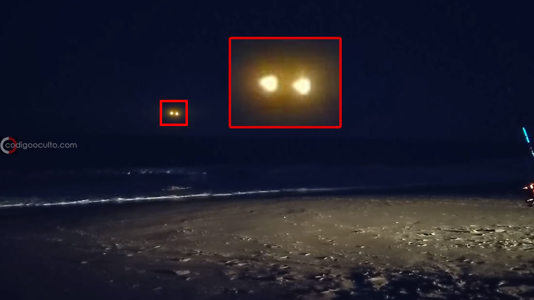 Extraño OVNI es grabado sobre el mar en Carolina del Norte, EE.UU.