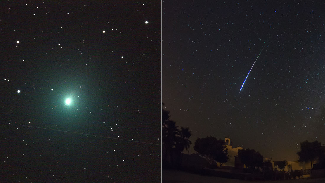 Lluvia de meteoros y un cometa iluminarán el cielo este fin de semana
