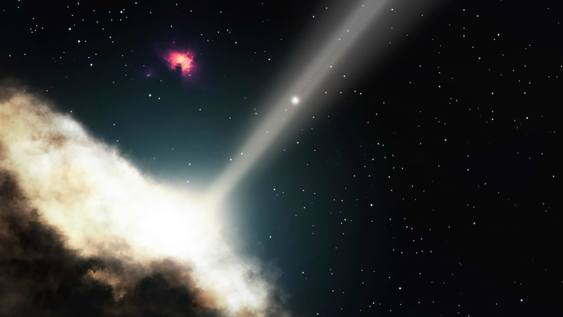 Materia absorbida por los agujeros negros podría viajar al futuro, y ser expulsada nuevamente