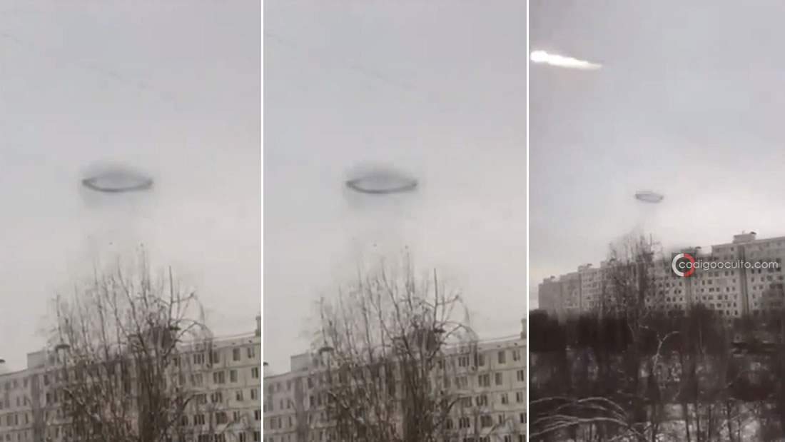 Un extraño anillo negro aparece sobre el cielo de Rusia