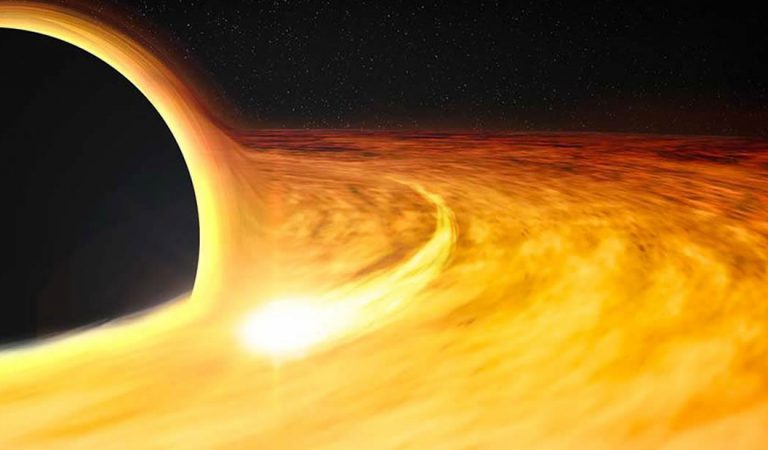 Astrónomos hallan un agujero negro que se encoge misteriosamente Astrónomos hallan un agujero negro que se encoge misteriosamente