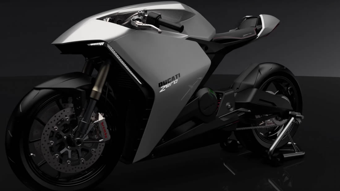 Ducati está trabajando en una motocicleta eléctrica futurista