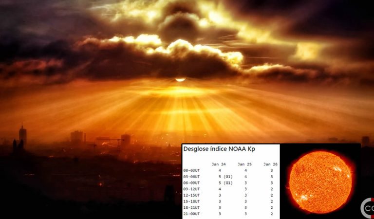 En este momento una tormenta solar golpea la Tierra En este momento una tormenta solar golpea la Tierra