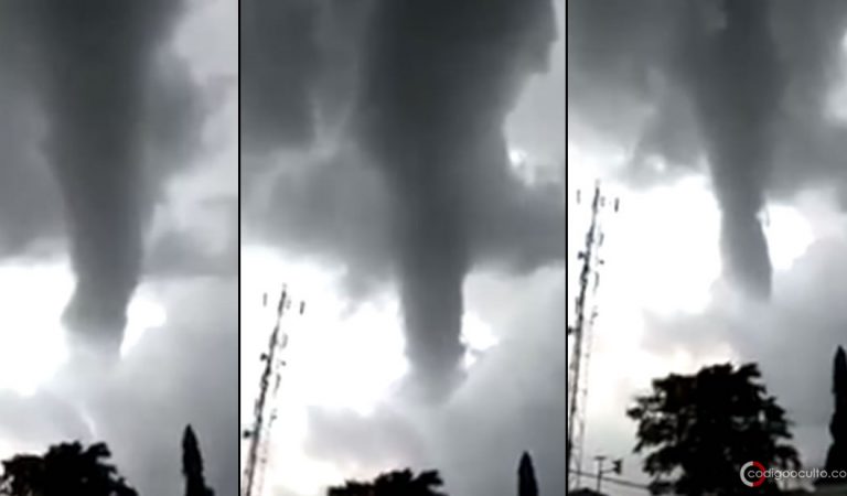 Un gigantesco tornado barre una ciudad en Indonesia. Crecen temores por manipulación del clima Un gigantesco tornado barre una ciudad en Indonesia. Crecen temores por manipulación del clima