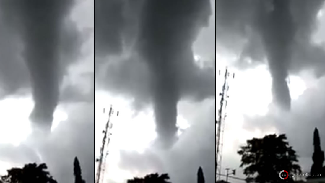 Un gigantesco tornado barre una ciudad en Indonesia. Crecen temores por manipulación del clima