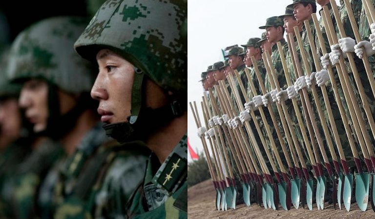 60.000 soldados en China fueron enviados a plantar árboles en un área de 84.000 kilómetros cuadrados 60.000 soldados en China fueron enviados a plantar árboles en un área de 84.000 kilómetros cuadrados