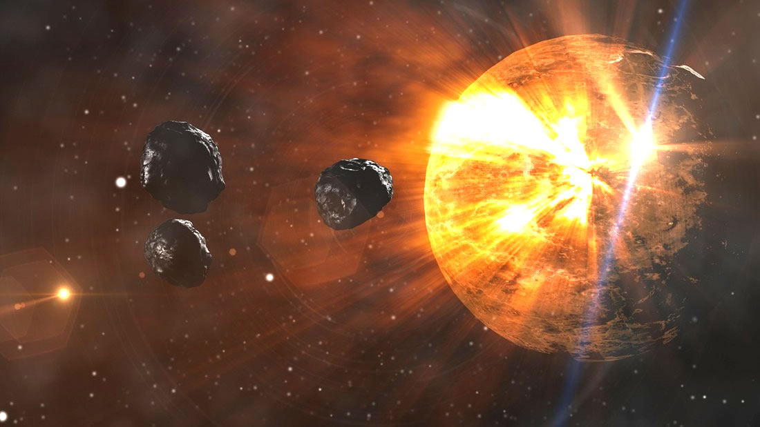 Asteroides que colisionaron con la Tierra formaron los continentes, afirman científicos