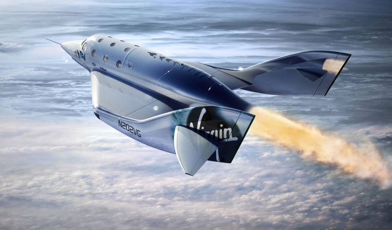 El avión de Virgin Galactic lleva a su primer pasajero al espacio El avión de Virgin Galactic lleva a su primer pasajero al espacio