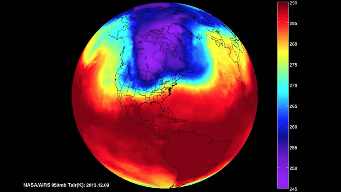 Este es el vórtice polar que causó el frío extremo en EE.UU.