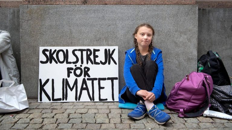 Greta Thunberg, la niña de 15 años que encabeza la lucha mundial contra el cambio climático