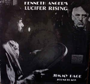 Portada del soundtrack del film Lucifer Rising, dirigido por Kenneth Anger. Musicalizado por Jimmy Page, con alusiones a Aleister Crowley