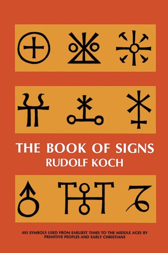 El libro de los Signos, 1923, obra de Rudolph Koch