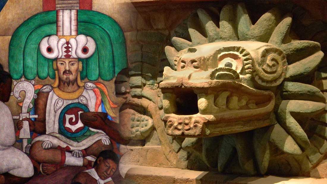 Quetzalcóatl ha sido descrito como un dios-humano alienígena