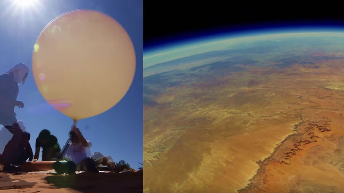 GoPro enviada al espacio en un globo es encontrada luego de dos años con imágenes de la Tierra