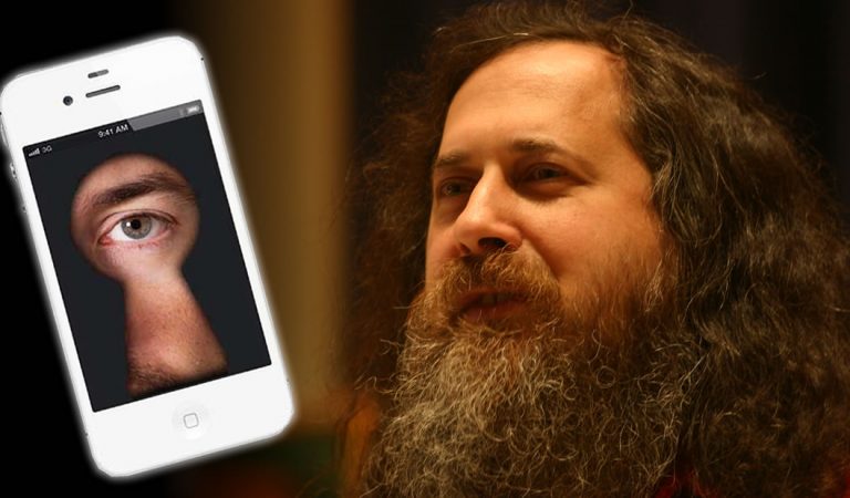 Smartphones espían y transmiten nuestras conversaciones, afirma el padre del software libre Smartphones espían y transmiten nuestras conversaciones, afirma el padre del software libre