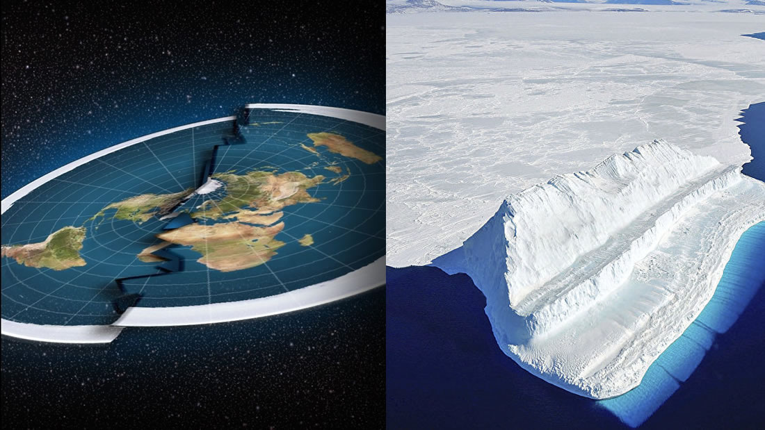 Terraplanistas quieren ir a la Antártida a buscar el «borde del mundo»