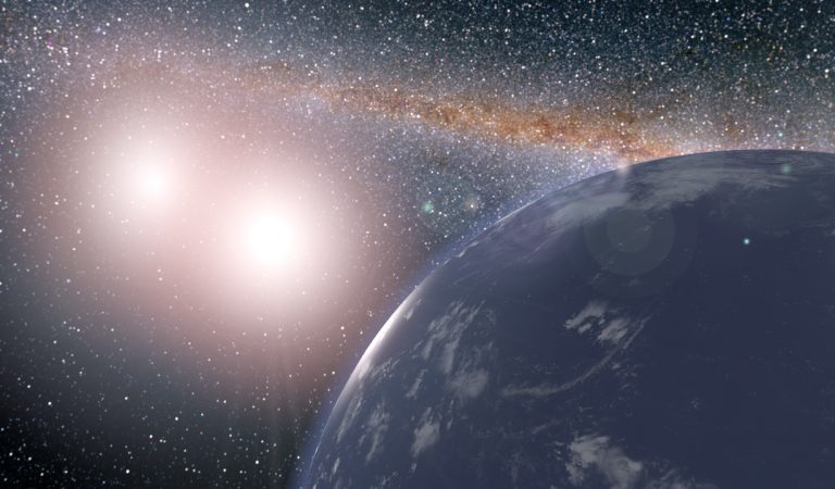 Un mundo alienígena fue salvado del exilio interestelar por la gravedad de un par de estrellas Un mundo alienígena fue salvado del exilio interestelar por la gravedad de un par de estrellas