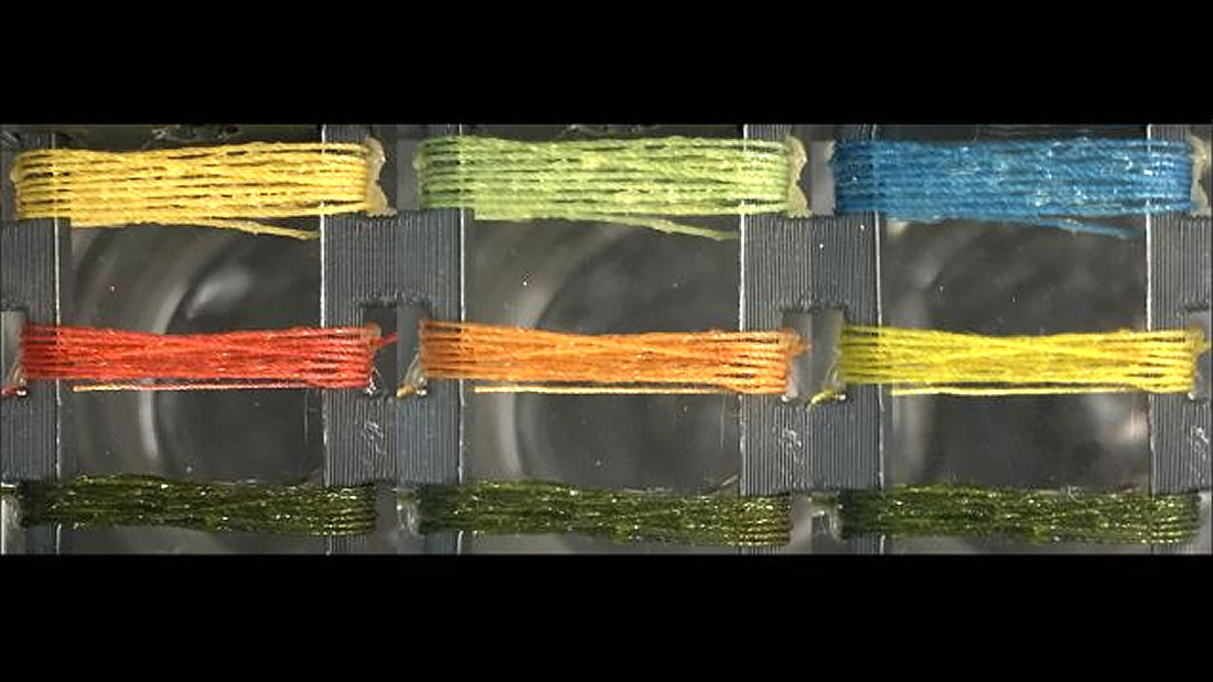 Científicos inventan «hilos inteligentes» que cambian de color cuando hay gases tóxicos en el aire