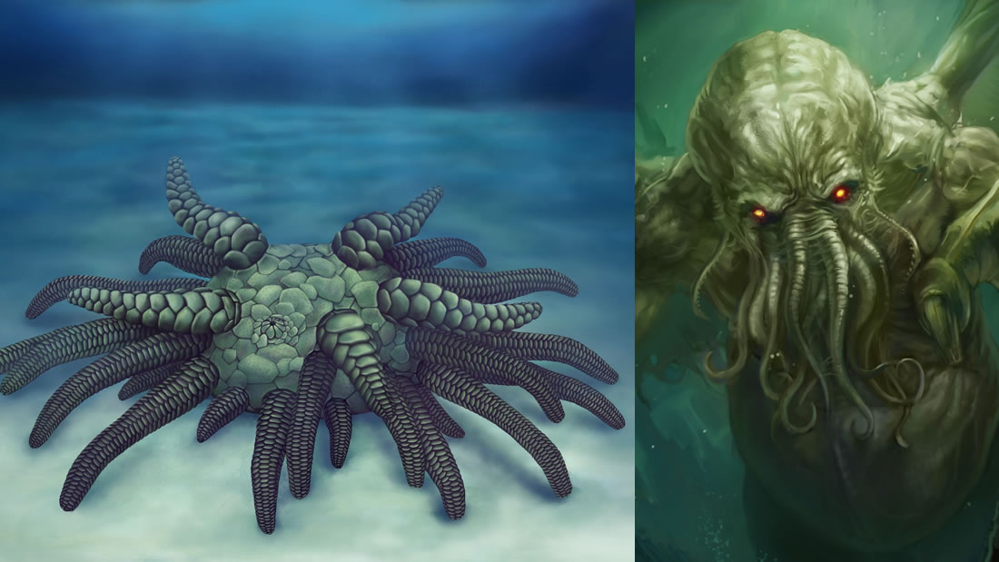 Cthulhu, el monstruo de H.P. Lovecraft, pero en miniatura, vivió en los océanos hace 430 millones de años