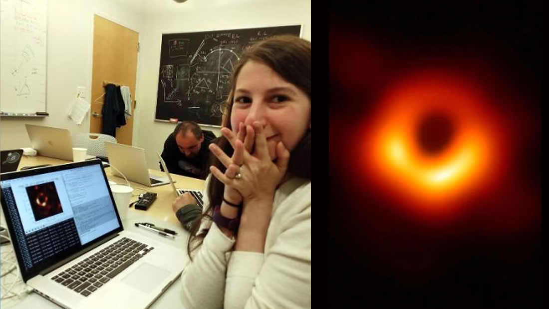 Troles acusan de fraude a Katie Bouman por la primera imagen de un agujero negro, pero son desmentidos