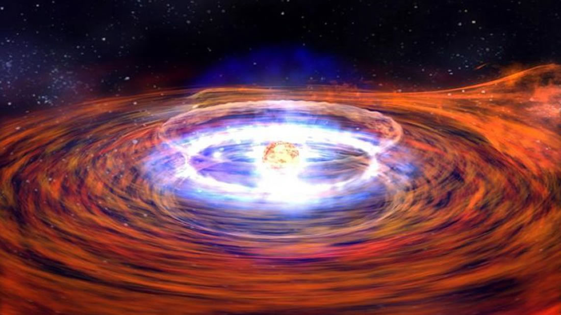 Observan un agujero negro devorando una estrella de neutrones