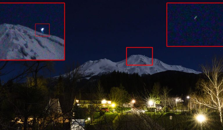 Anomalía es fotografiada en el Monte Shasta en California Anomalía es fotografiada en el Monte Shasta en California