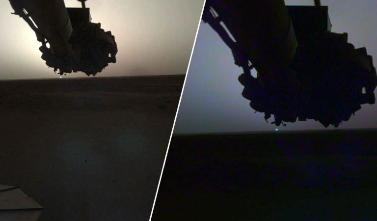 Un amanecer y atardecer en Marte captados por el rover Insight Un amanecer y atardecer en Marte captados por el rover Insight