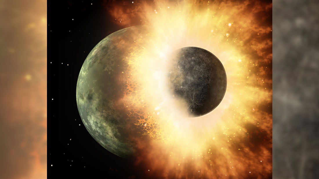 Un violento impacto en la Luna alteró la superficie de sus hemisferios