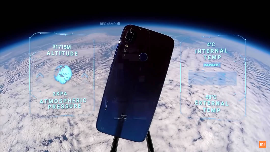 Xiaomi envía un smartphone al espacio y captura imágenes de la Tierra