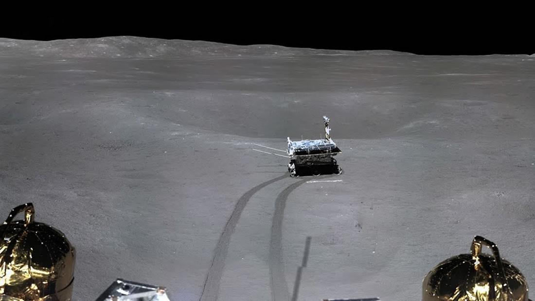 Yutu 2, el rover de China, recoge muestras del otro lado de la Luna