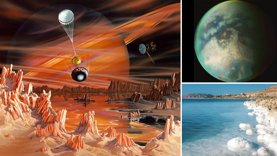 Anillos de cristales alienígenas podrían estar incrustados en los bordes de los lagos de Titán